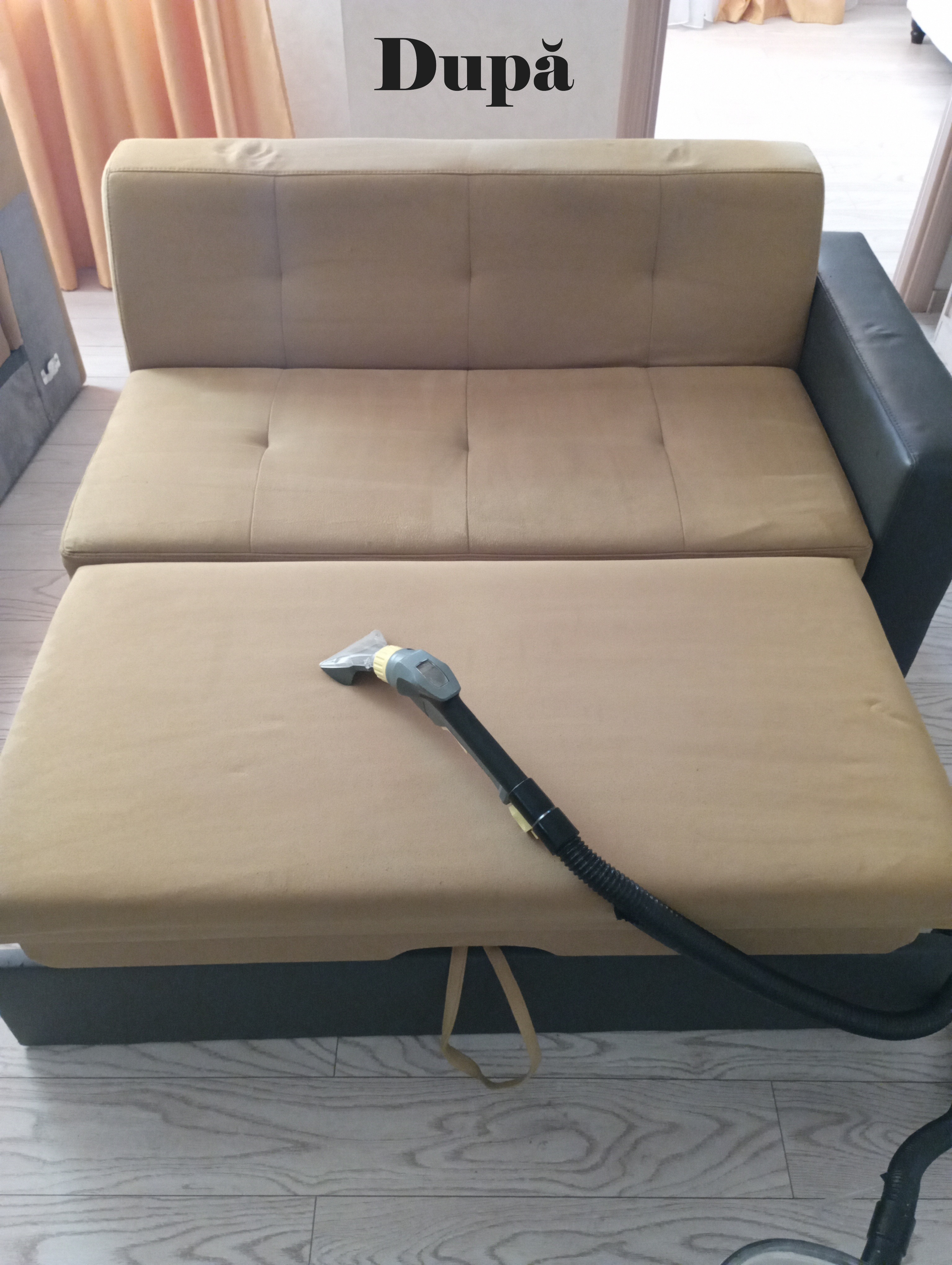 Canapea după curățare - 31 iulie