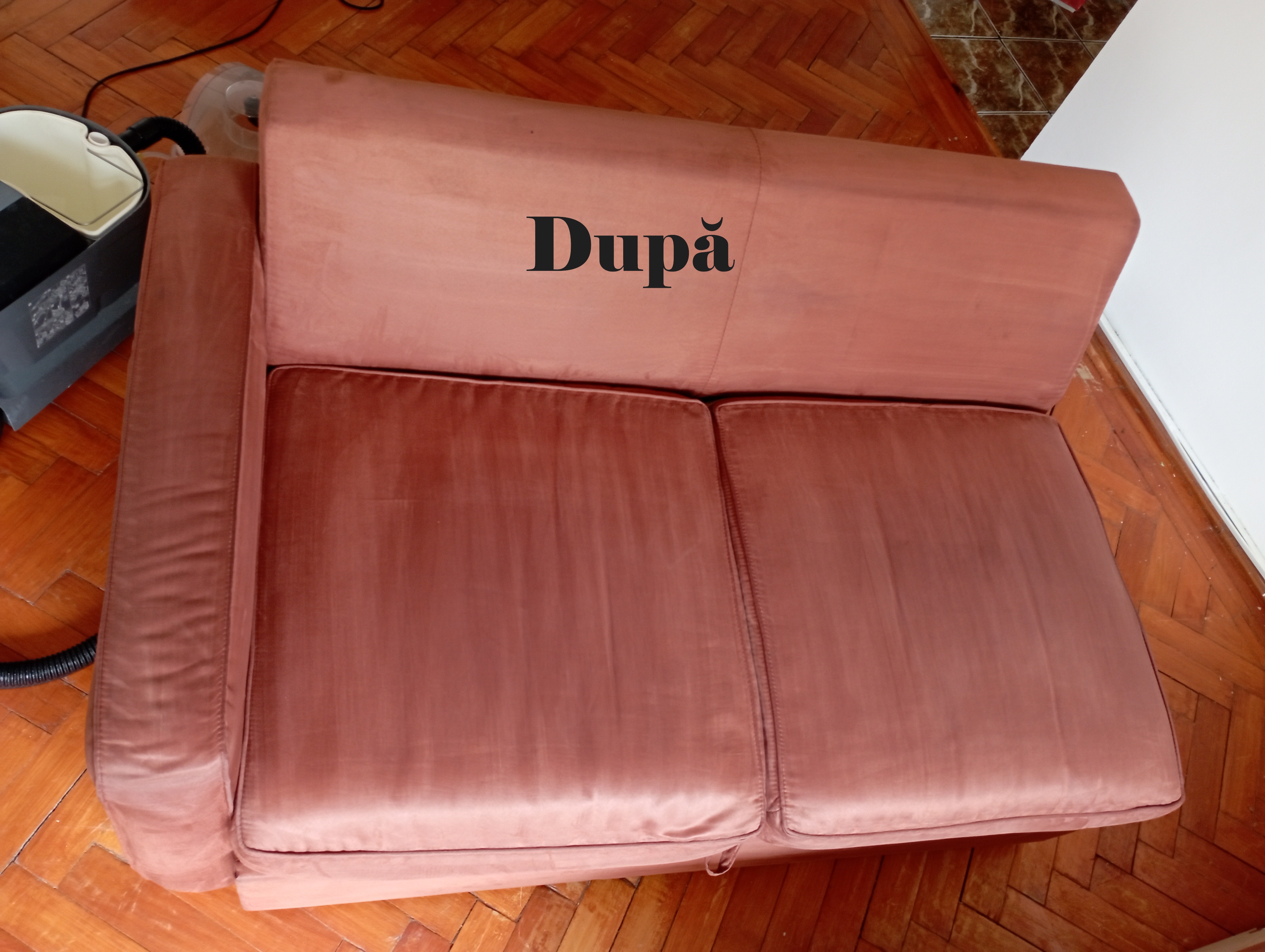 Canapea după curățare - 12 aprilie